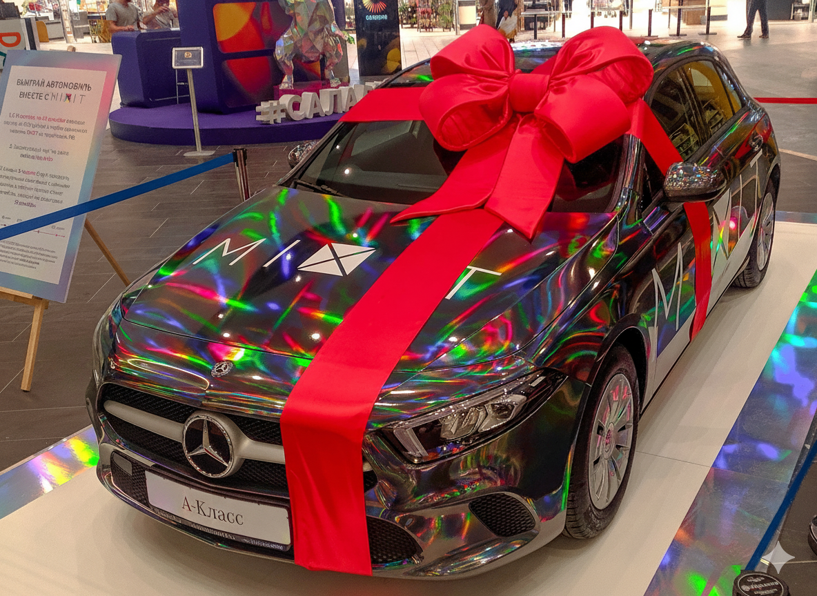 Бант на машину "Luxe" С комплектом лент